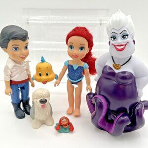 Disney The Little Mermaid Petite Play Set With Ariel & Eric, Jakks Pacific‎ Lot